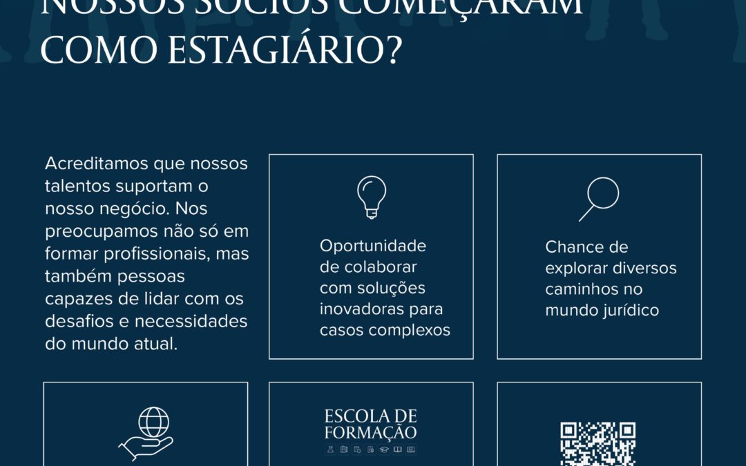 Programa de Estágio para os estudantes de Direito