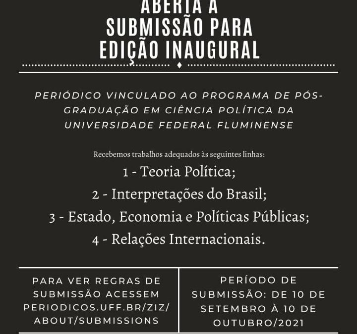 Chamada para trabalhos – ZIZ – Revista Discente de Ciência Política