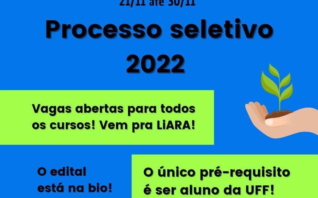 Divulgação Processo Seletivo da LiARA