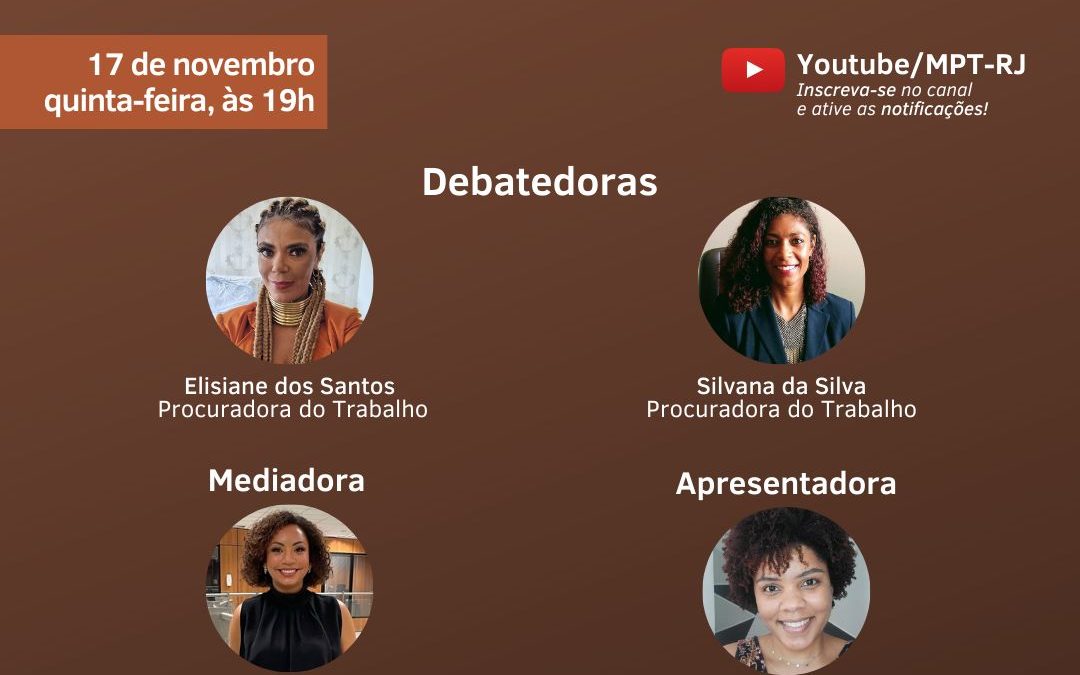 8ª live do Ciclo de Debates Cejur/Racismo nas Relações de Trabalho