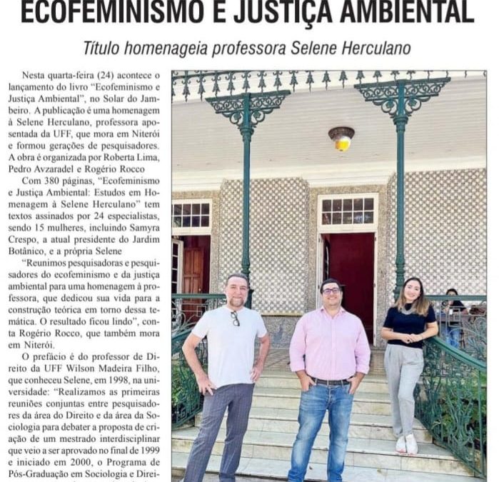 Livro homenageia professora da UFF, em Niterói