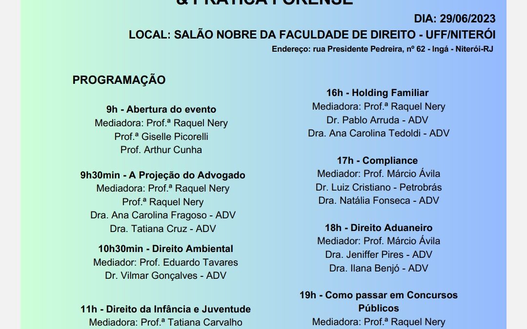 II Seminário de Carreiras Jurídicas