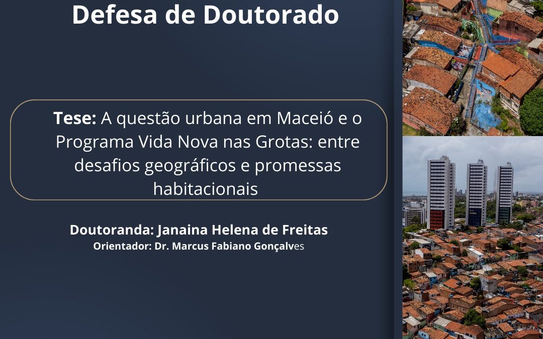 PPGSD – Defesa de Doutorado