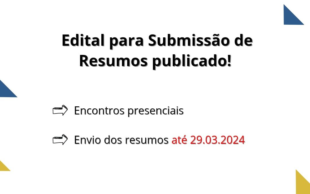 Publicado o Edital de Submissão de Resumos para o XIV Congresso Internacional da ABRASD